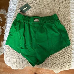 Daily Drills Kelly Green Nylon Super Bounce Shorts
